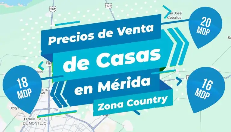 Precios de Venta de Casas en Mérida en Zona Country Yucatán
