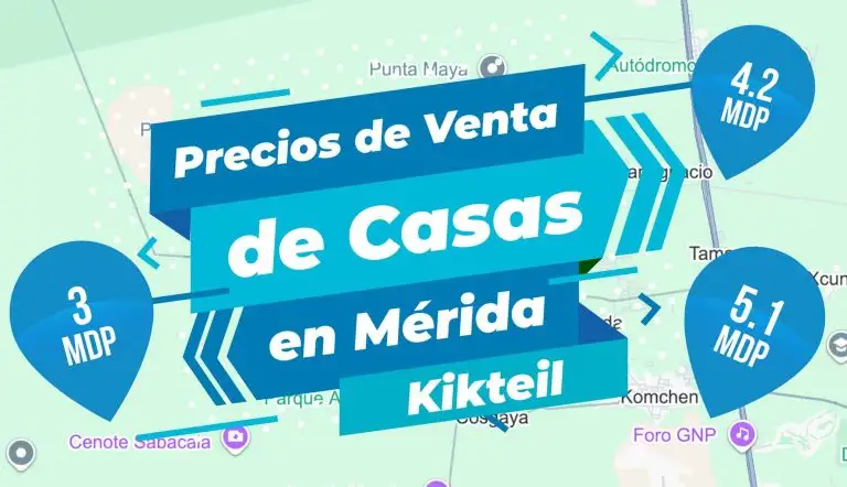 Precios de Venta de Casas en Mérida en Zona Kikteil Yucatán