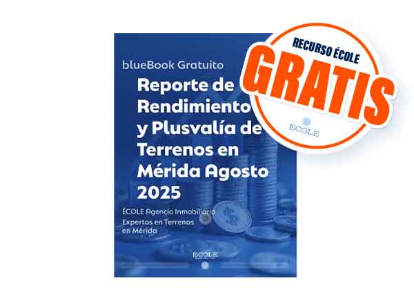 Reporte de Rendimiento y Plusvalía de Terrenos en Mérida Agosto 2025