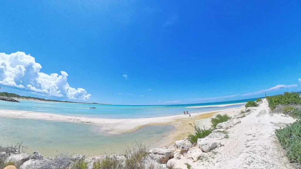 Hermosa vista de la Playa de Chuburná Yucatán