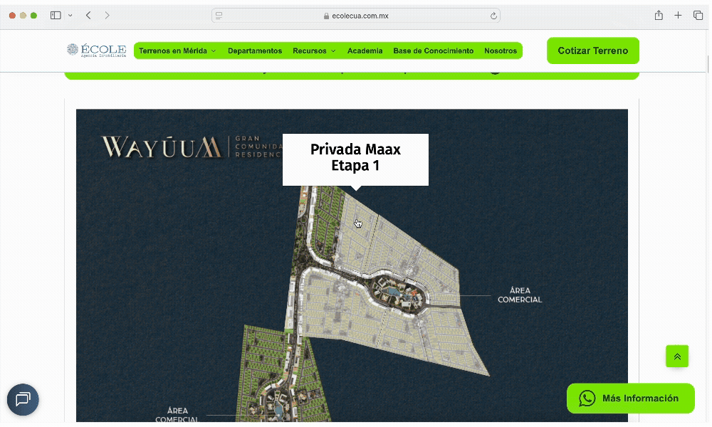 Mapa de Disponibilidad Wayúum Residencial