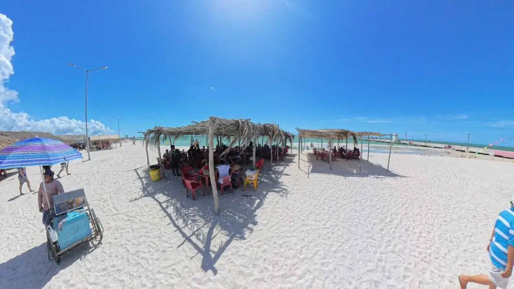 Celestún Yucatán, Zona de Restaurantes