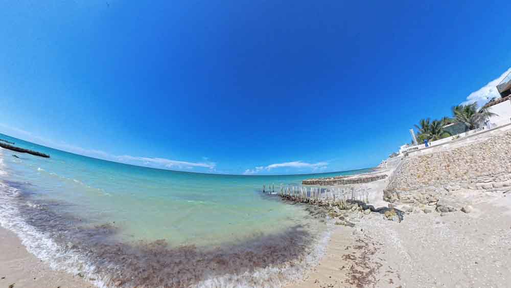 Chelem Yucatán vista de playa
