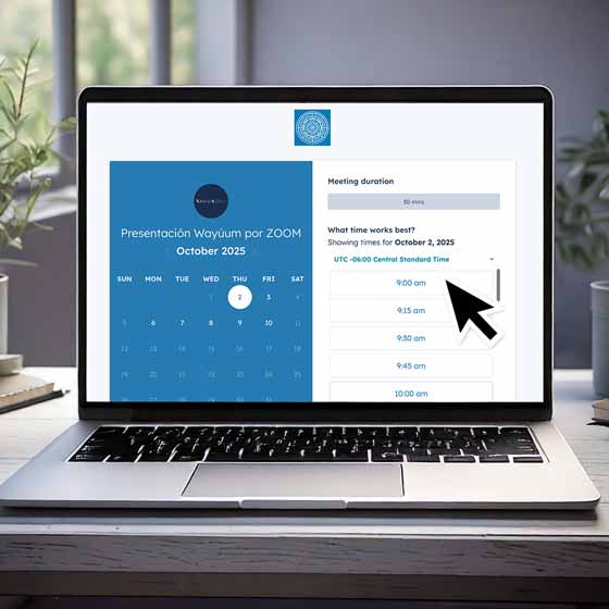 Elige fecha y hora para Recibir tu Asesoría por ZOOM