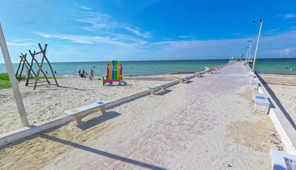 ¿Cómo es Playa Telchac Puerto Yucatán?