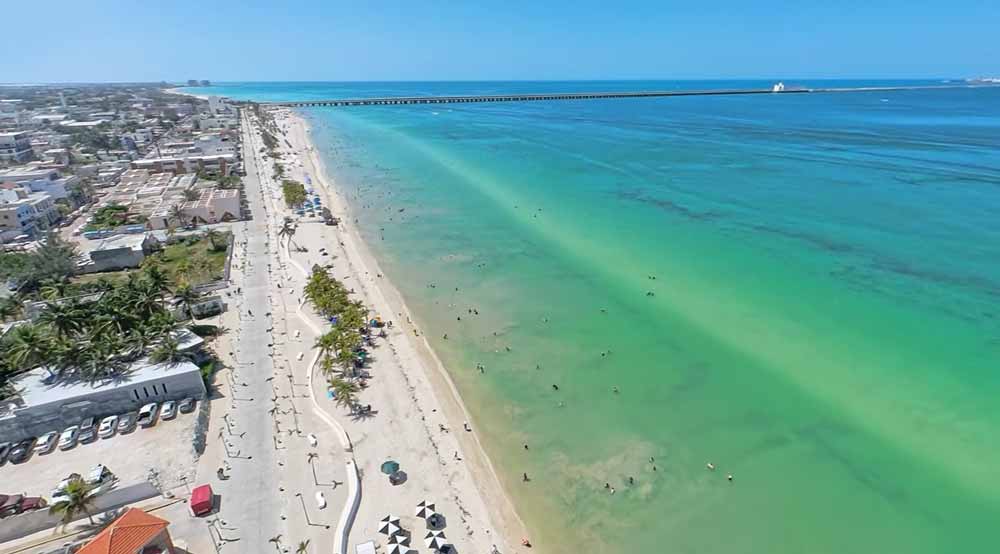 Vista Aérea Puerto Progreso