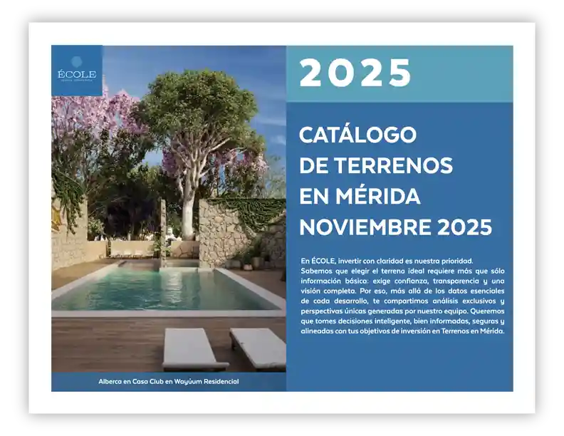 Catálogo de Terrenos en Mérida Octubre 2025