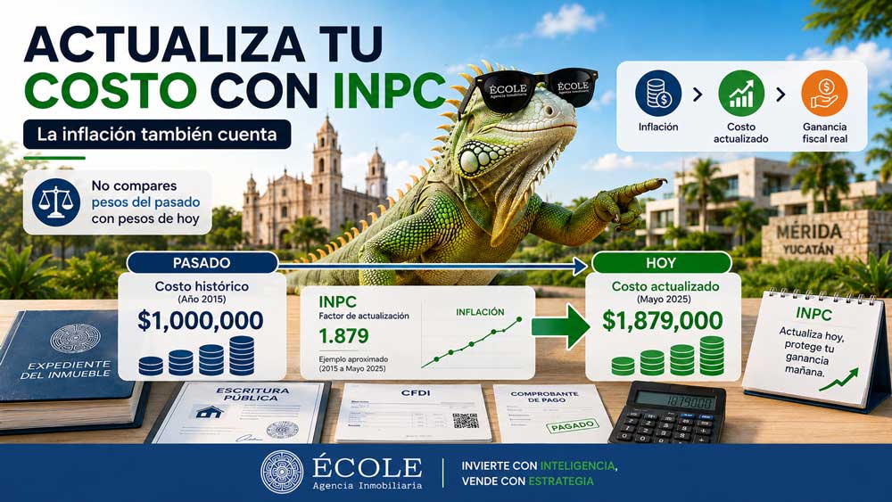 ISR Impuesto Sobre la Renta de Terrenos en Mérida Actualiza tu Costo con el Indice Nacional de Precios al Consumidor