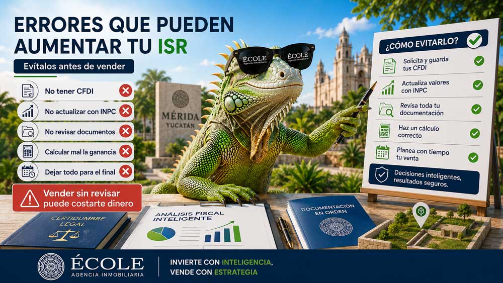 ISR Impuesto Sobre la Renta de Terrenos en Mérida Errores que Pueden Aumentar tu ISR