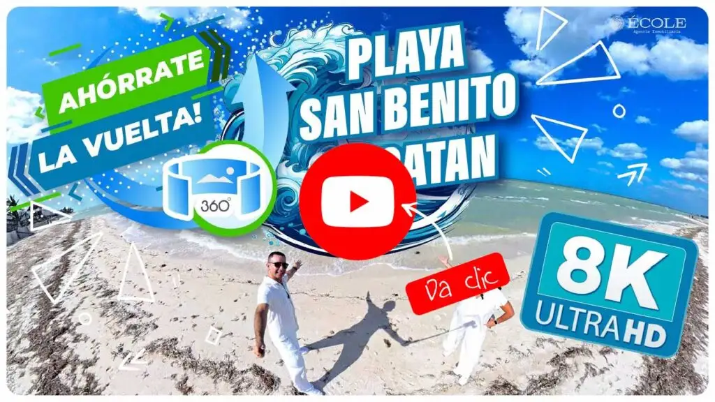 Playa San Benito Yucatán Video Calando Playas de Yucatán