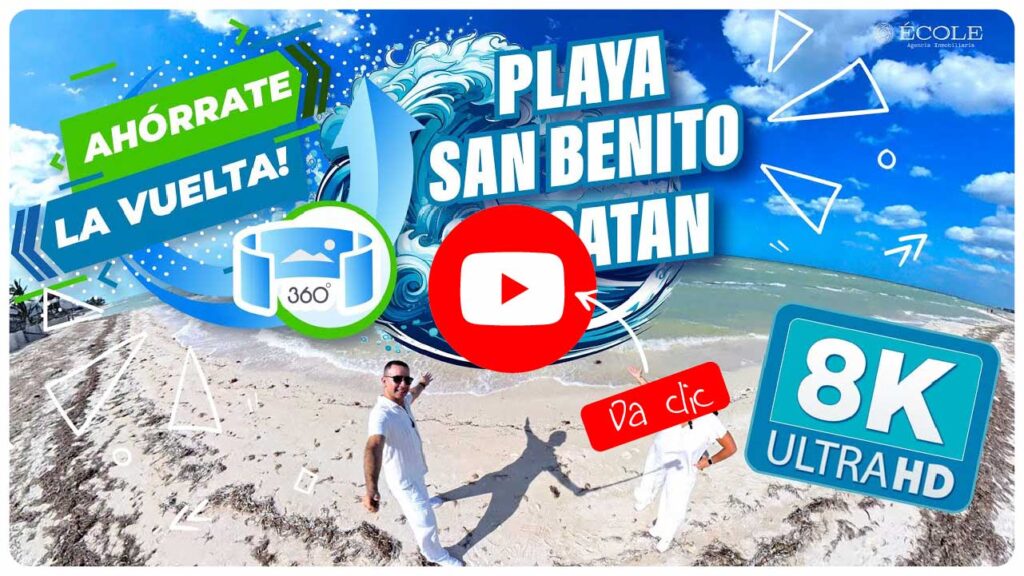 Playa San Benito Yucatán Video Calando Playas de Yucatán