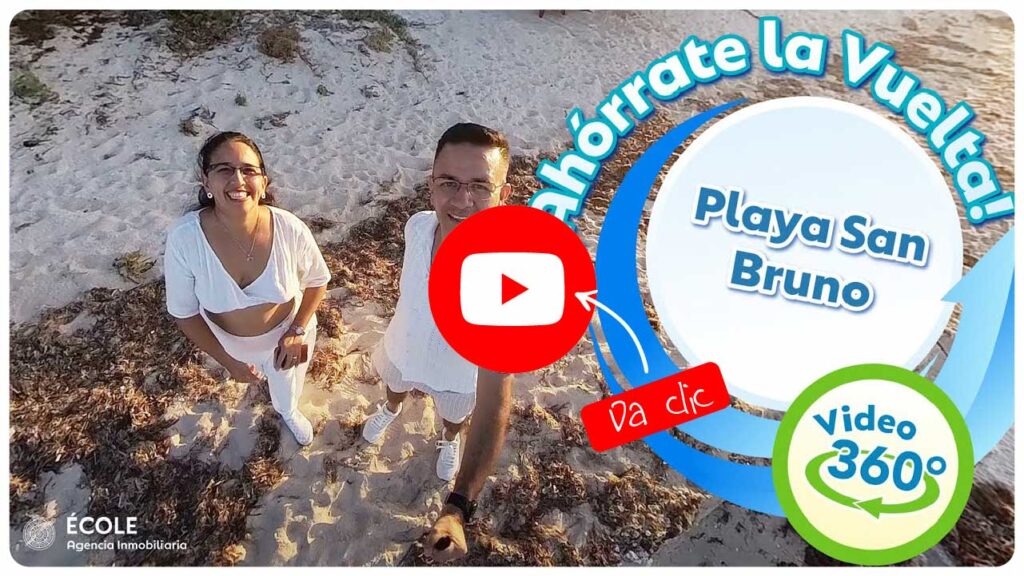 Playa San Bruno Yucatán Video Calando Playas de Yucatán