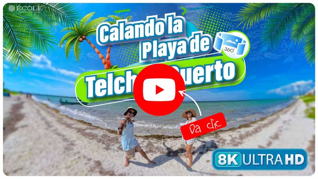 Playa Telchac Puerto Yucatán Video Calando Playas de Yucatán