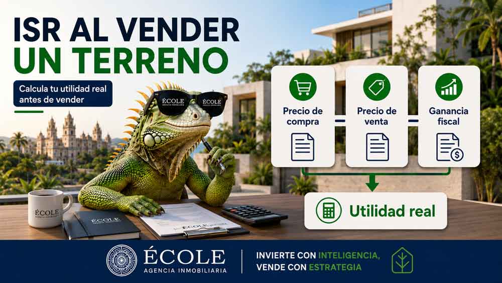 Impuestos en Terrenos en Mérida, ISR al vender un Terreno