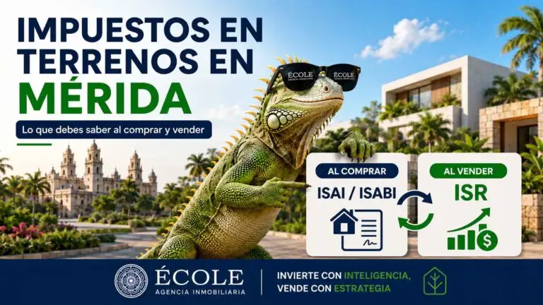 Impuestos en Terrenos en Mérida, lo que debes saber al comprar y vender
