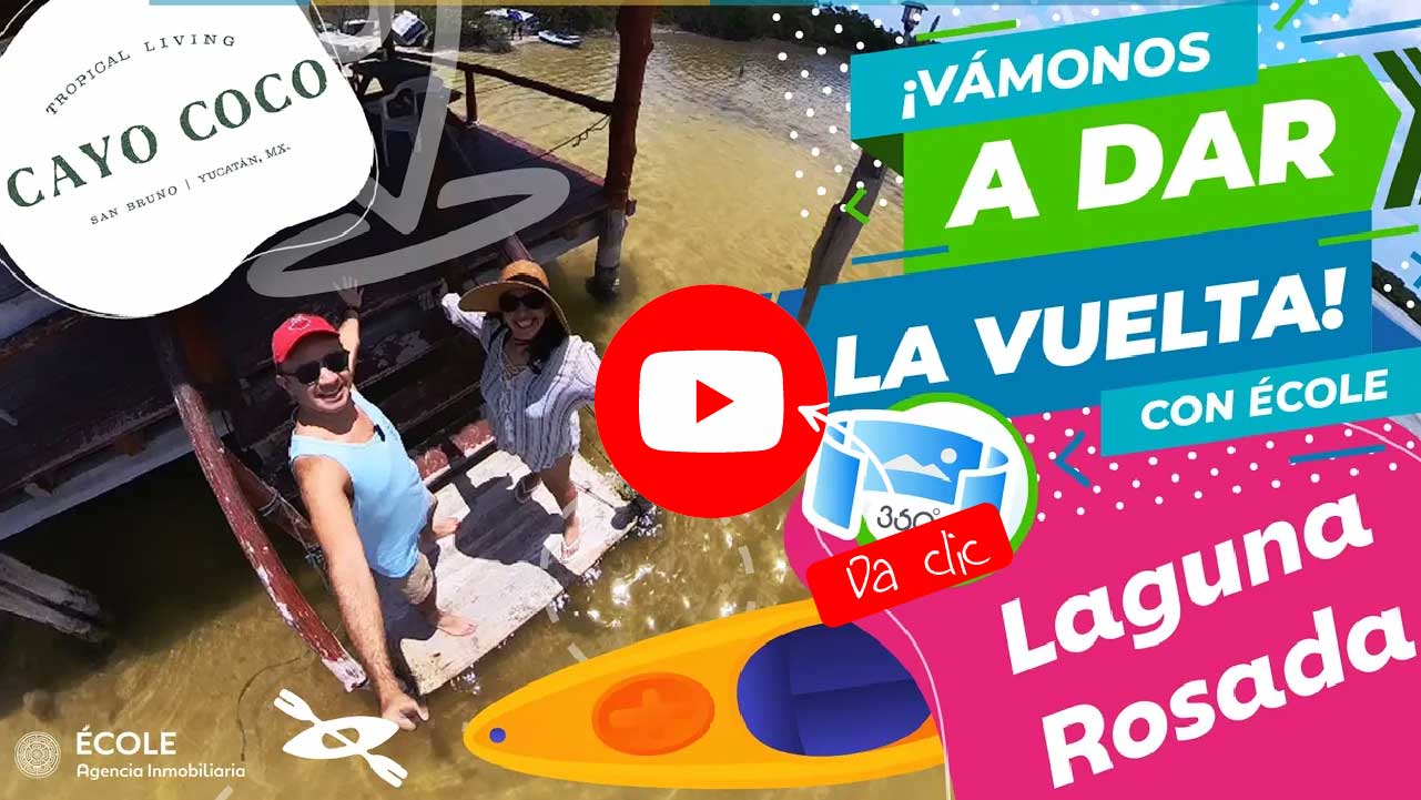 Vámonos a dar la vuelta a la Laguna Rosada en Kayak Cayo Coco Tropical Living