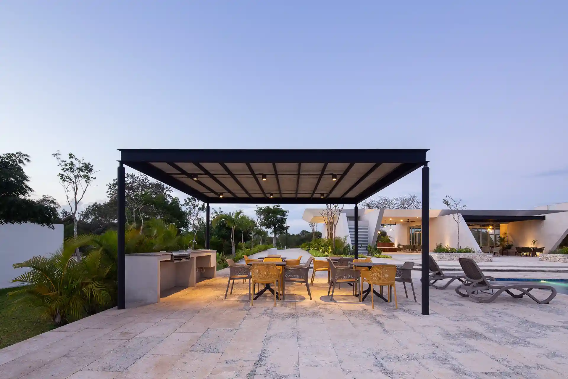 Blanca Desarrollo Mérida Área Grill Casa Club