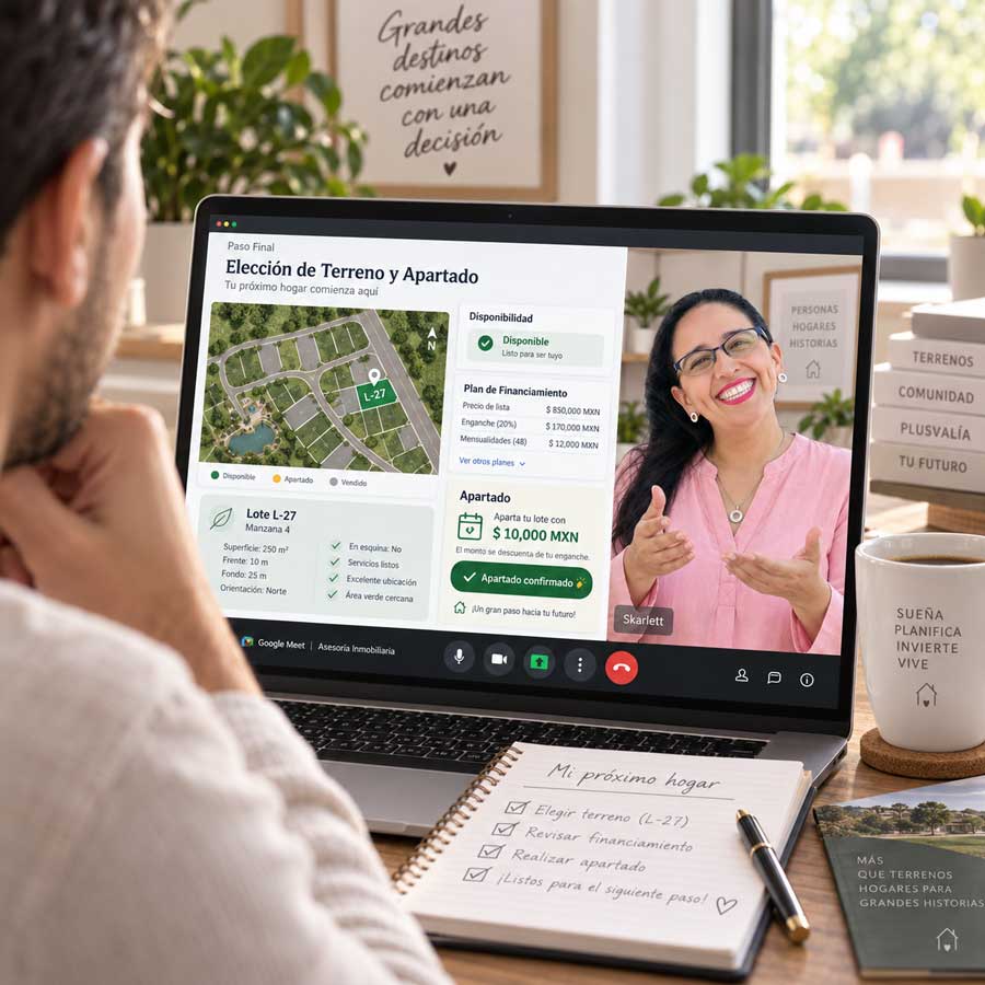 Elección de Terreno y Plan de Financiamiento Asesoría Inmobiliaria ÉCOLE