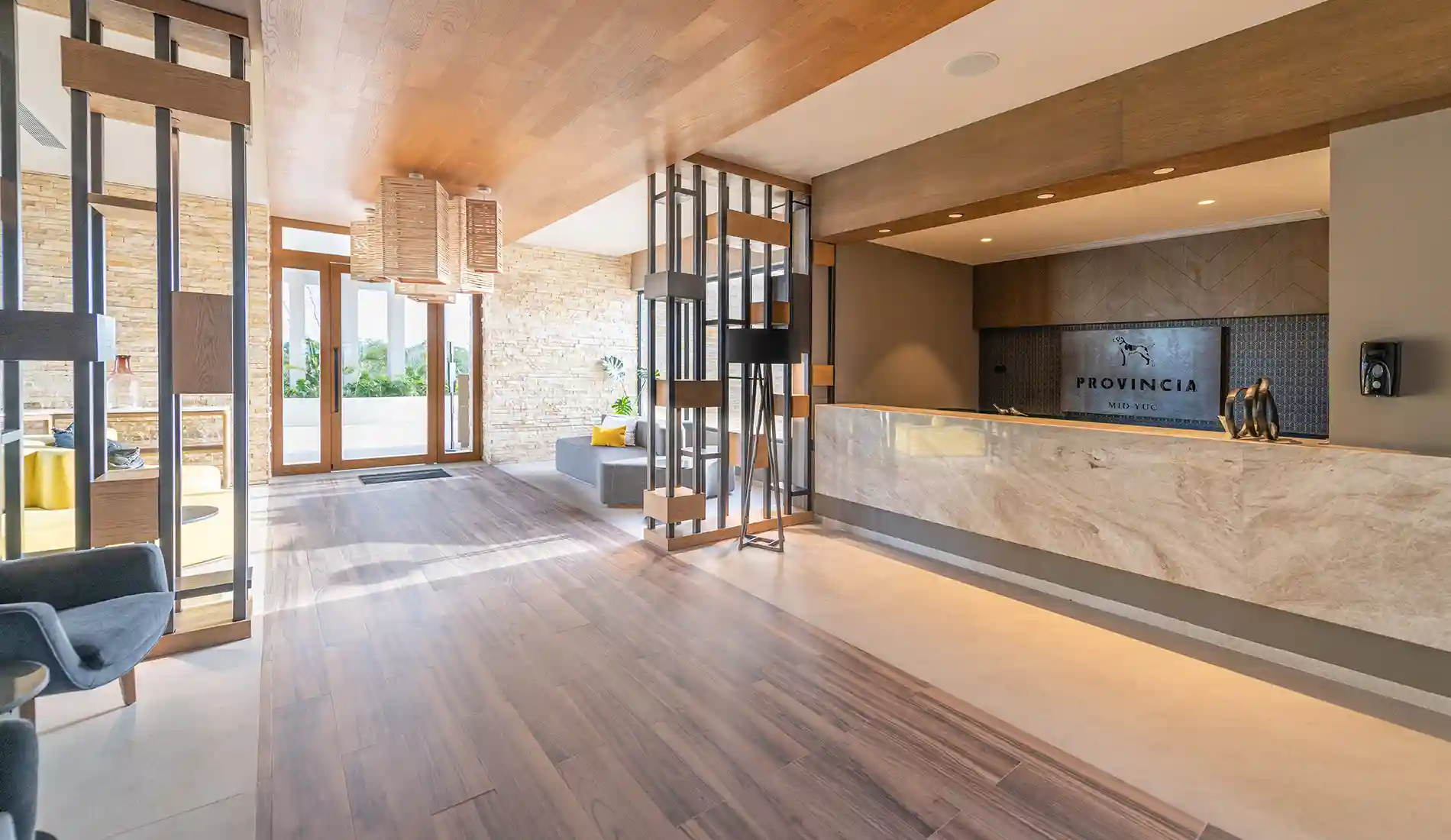 Recepción Casa Club Provincia Residencial Mérida