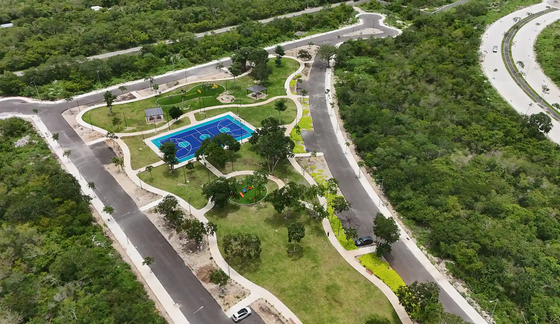 Vista Aérea Cluster Hacienda Kikteil